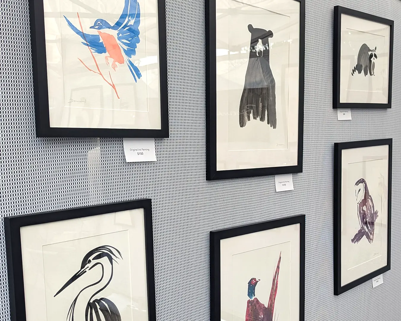 Photo of art hanging on a wall